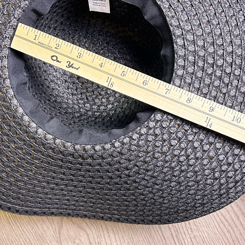 Women’s Straw Sun Hats Set of 3 Wide Brim Floppy Beach Boho Summer One Size - Picture 10 of 10